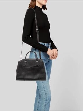 Rebecca Minkoff Saffino Classic Black Structured Bag